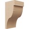 Ekena Millwork 6"W x 6"D x 12"H Wide Garner Rough Cedar Woodgrain TimberThane Corbel, Primed Tan CORUR06X06X12GARRCPR - alternate 1